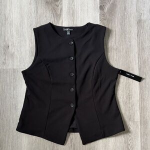 NWT Moa Moa Black Sleeveless Regal Vest